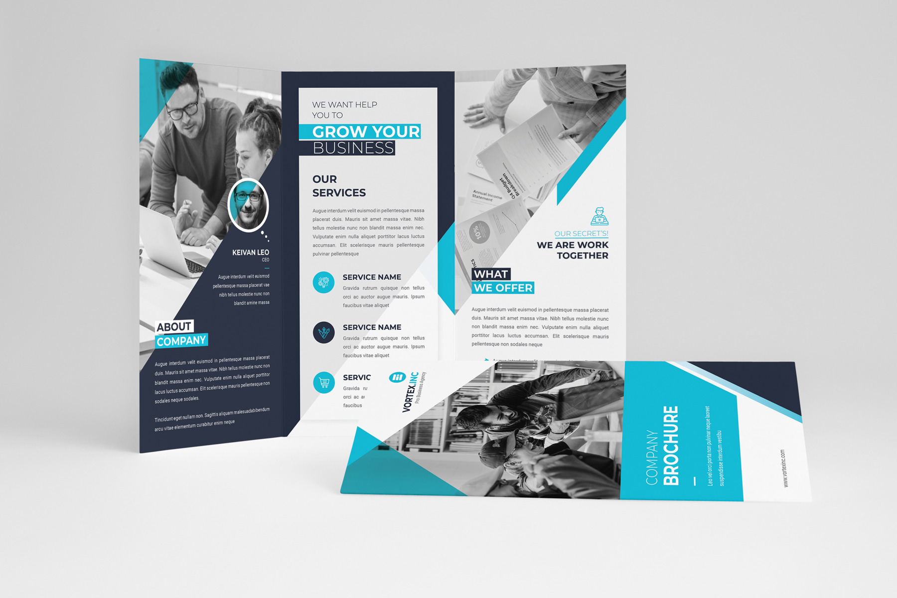 Trifold Brochure, a Brochure Template by OrcShape