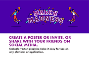 15 March Madness Icons, a Sport Illustration by Hello Mister Frank (Thumbnail 4 of 4)