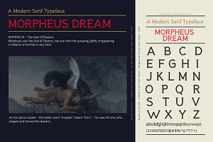 Morpheus Dream - Serif Font Family