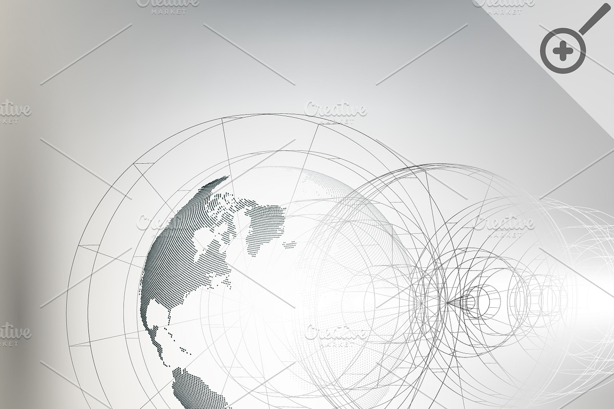 Bundle of 15Abstract 3D world globes, a Technology Illustration by VectorShop (Photo 8 of 15)