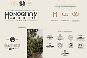 Monogram World Bundle-Monogram Font, a Font by Headfonts (Thumbnail 5 of 9)