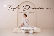 Taylor Demian - Signature Font, a Script Font by Get Studio (Thumbnail 2 of 21)
