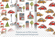 English Houses set +3 patterns, a Decorative Illustration by Kristina Crocus (Thumbnail 4 of 5)