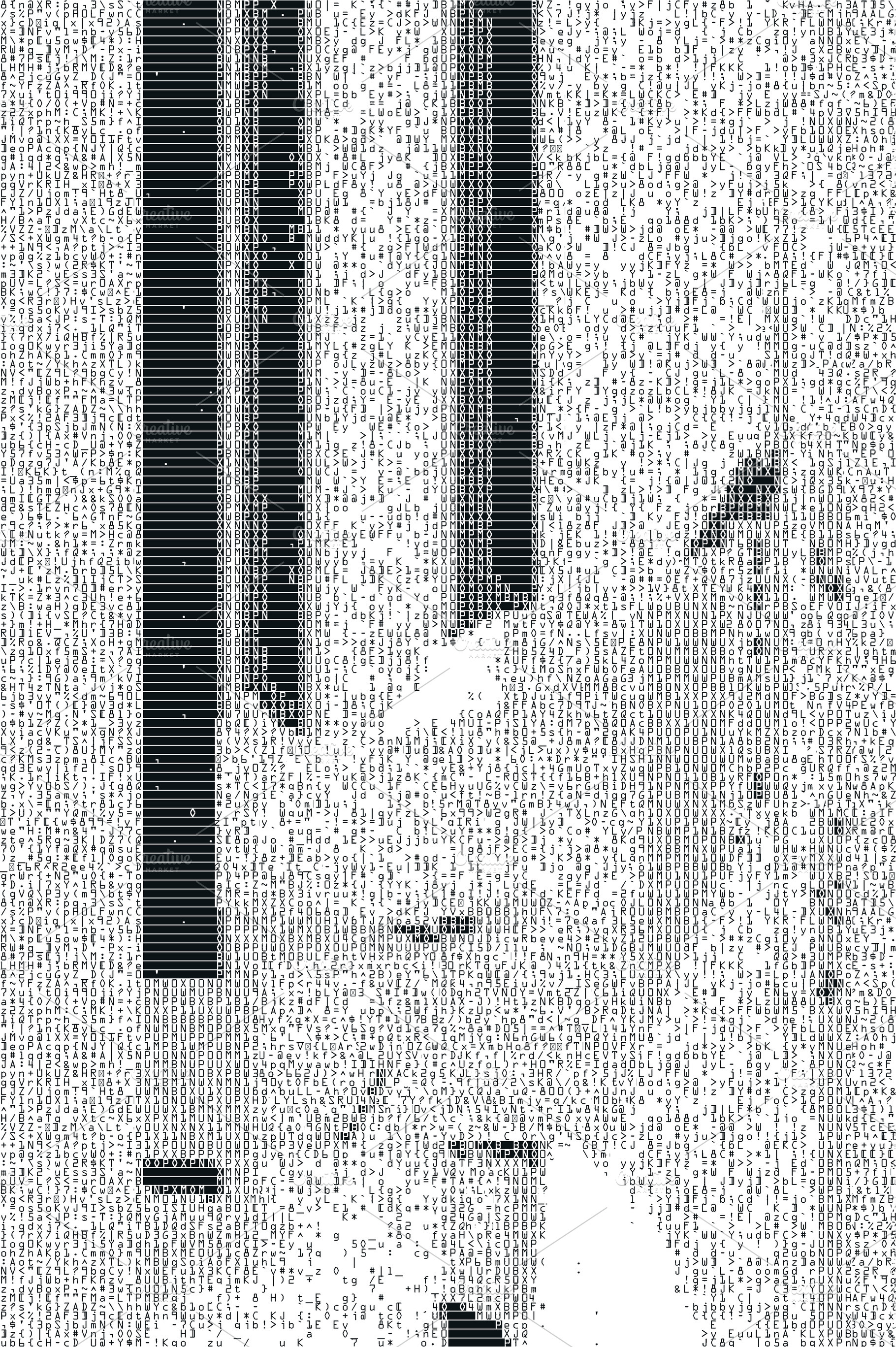 Abstract ASCII Backgrounds, a Background Photo by bbymedia.store
