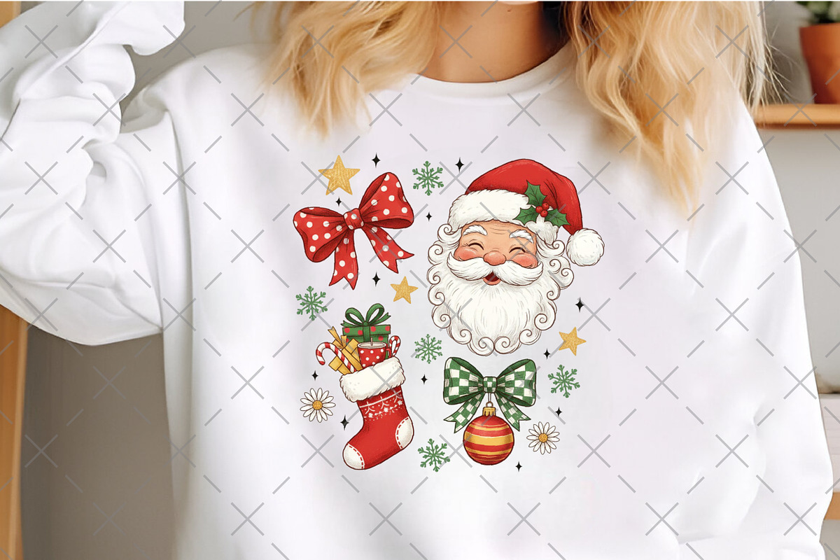 Santa Christmas Coquette Png, an Illustration by Craft Nest (Photo 4 of 6)