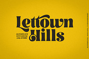 Lettown Hills, a Font by senzana (Thumbnail 1 of 10)