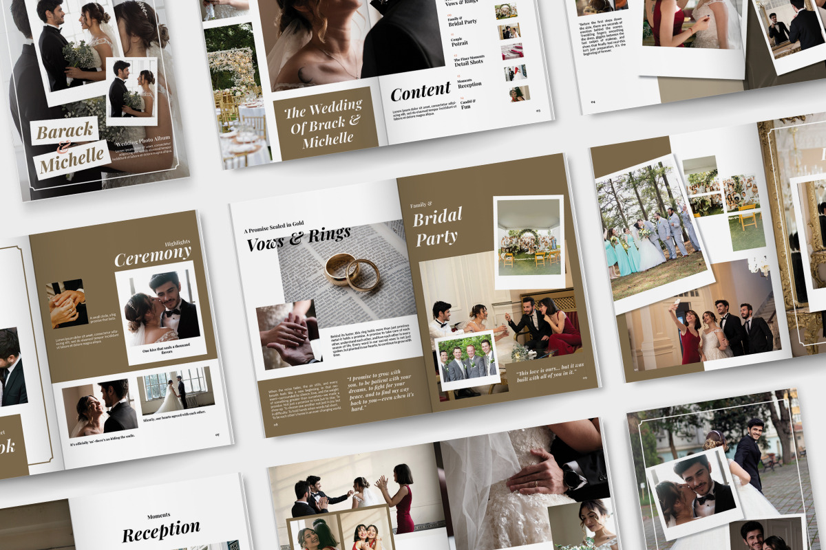 Wedding Photo Album Book, a Magazine Template by twinstd (Photo 5 of 6)