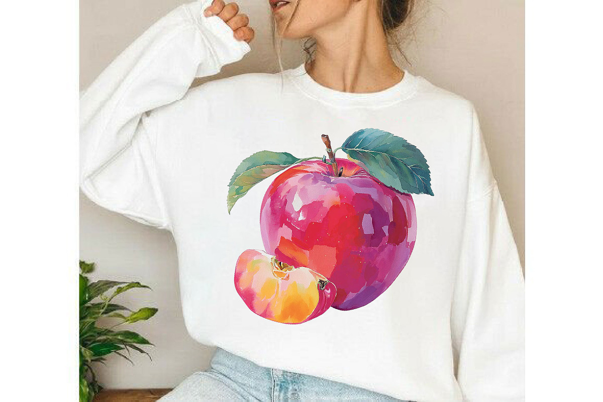Fruit watercolor clipart set, an Object Illustration by DreamCafeArt (Photo 5 of 6)