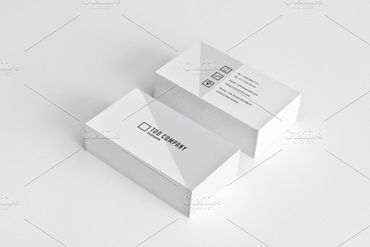 Simple Minimal Business card, a Business Card Template by felicidads (Photo 1 of 2)