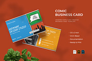 Comic - Business Card, a Print Template by VUNIRA (Thumbnail 1 of 2)