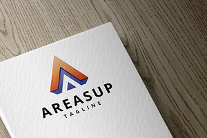AREASUP Letter A Triangle Logo, a Branding & Logo Template by Design_Planet