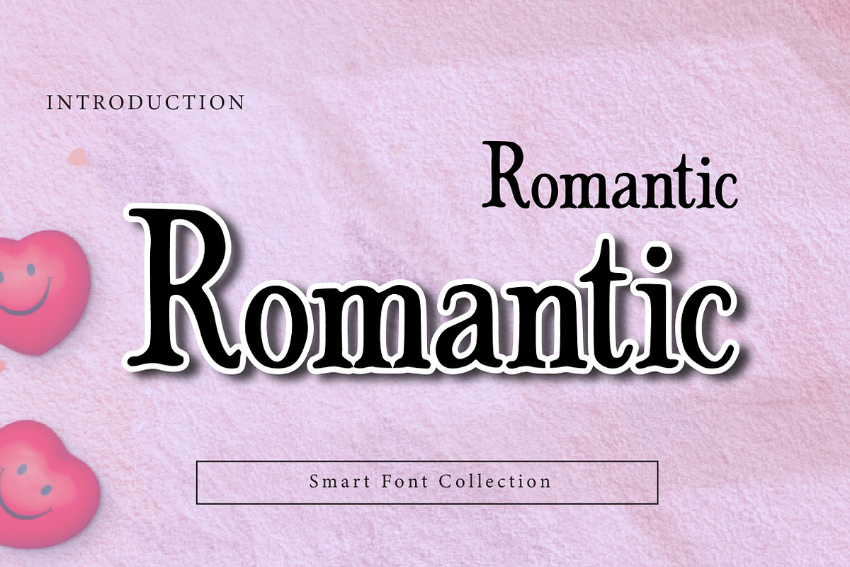 Romantic, a Sans Serif Font by Wow Magic (Photo 1 of 3)