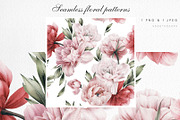 WATERCOLOR BUNDLE Peonies & Roses, an Illustration by ollalya (Thumbnail 33 of 101)