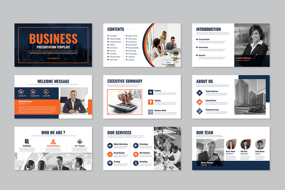 Professional Business Presentation, a Presentation Template by Mighty-Slide (Photo 2 of 5)