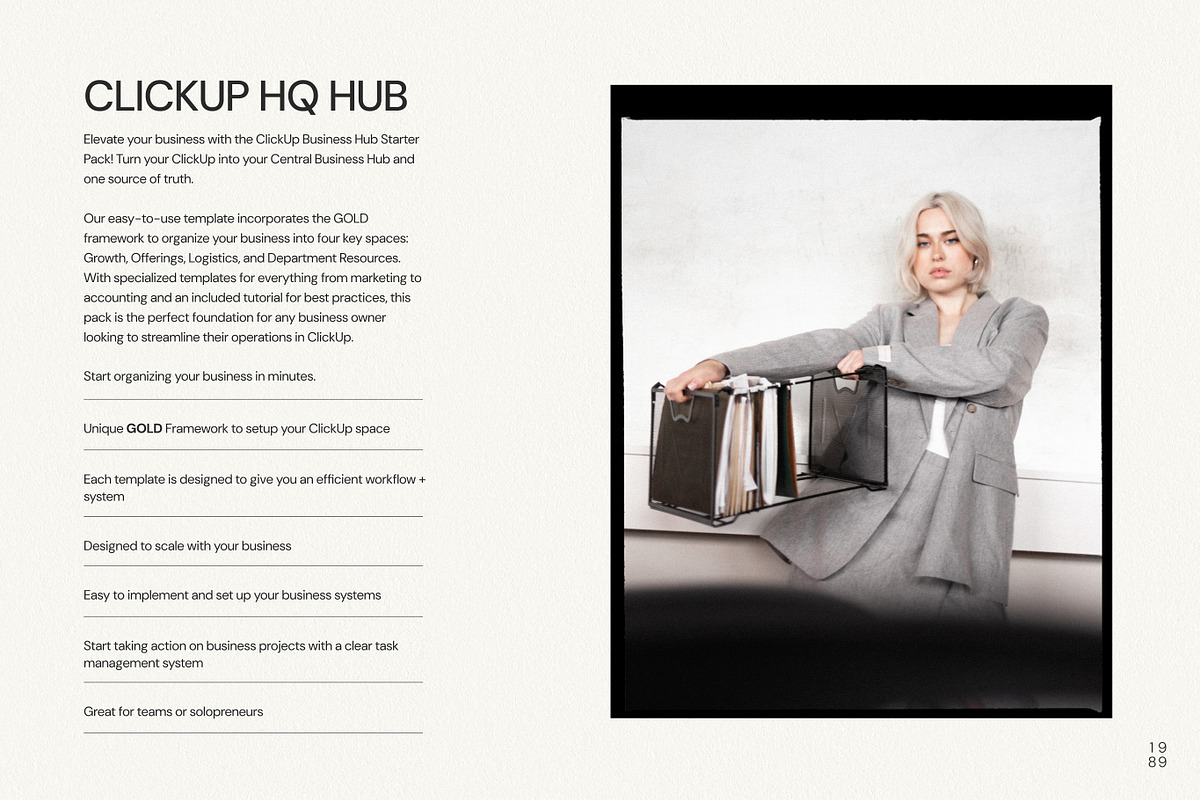 Clickup Template - Biz HQ Hub, a Templates & Theme by 89 Golden Blvd (Photo 2 of 6)
