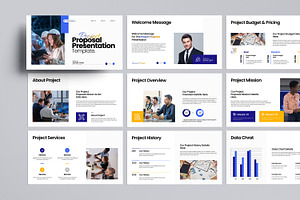 Project Proposal Presentation Design, a Presentation Template by MightyDesign