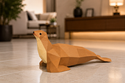 Sea Lion - 3d papercraft, a Card Template by PAPER amaze (Thumbnail 5 of 5)