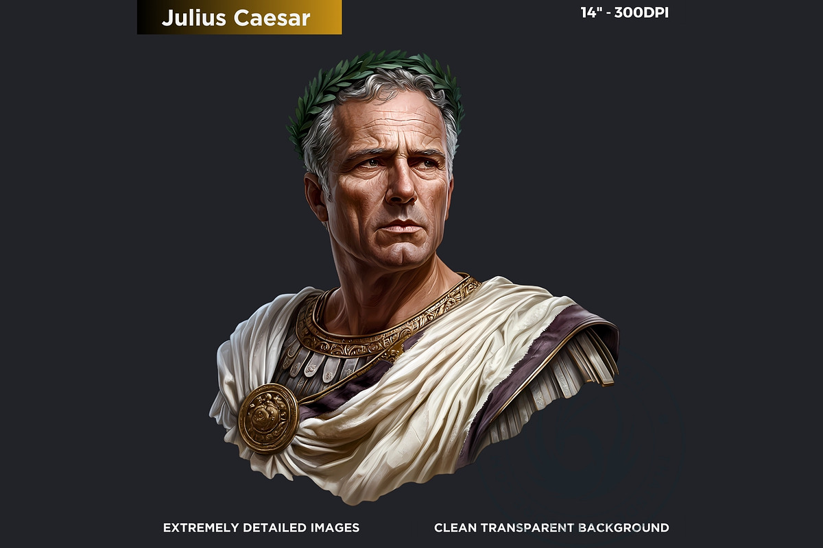 Historical figures clipart Set, a Person Illustration by ThatsDesignArt (Photo 3 of 10)