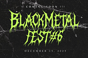 Morvanh - Death Metal Font, a Blackletter Font by Masyafi Studio (Thumbnail 7 of 9)
