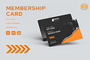 Gym Center - Membership Card, a Card Template by StreaksideStd (Thumbnail 1 of 3)