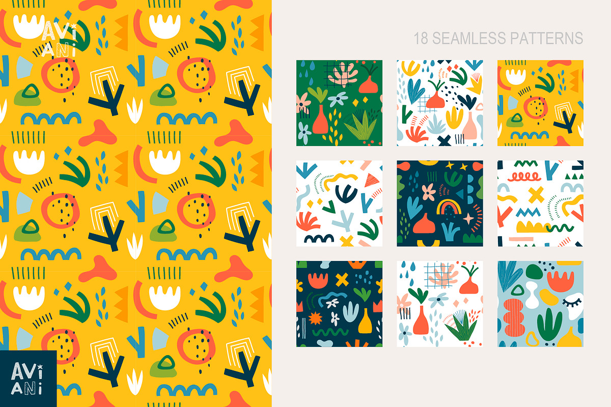 Abstract & Floral Shapes, an Illustration by Aviani (Photo 6 of 13)