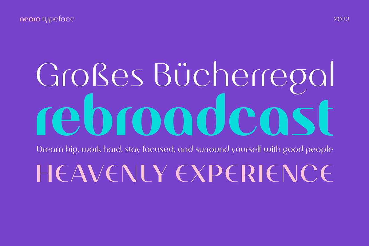 Nearo Font Family, a Font by Digitype Studio (Photo 8 of 10)