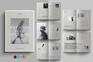 Book Title Layout Design Template, a Brochure Template by NorthPeak