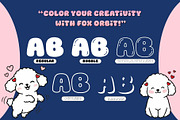 Fox Orbit Font, a Symbol Font by Fox7 By Rattana (Thumbnail 2 of 15)