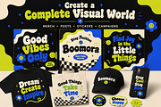 Boomora – Retro Bubble Display Font, a Slab Serif Font by Wow Magic (Thumbnail 2 of 5)