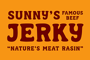 JERKY, a Slab Serif Font by SAMPLE (Thumbnail 2 of 4)