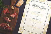 Elegant Restaurant Menu, a Flyer Template by KMZVR.Lab (Thumbnail 2 of 5)