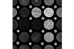 Seamless background with graphic, a Texture Illustration by Nenahliadava Design
