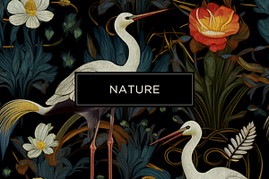 Repeat Pattern Nature Bird