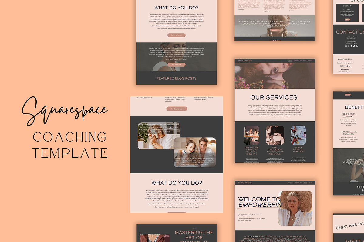 Coaching Squarespace 7.1 Website, a Squarespace Template by Lumina Alchemy (Photo 3 of 9)