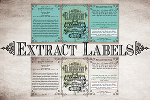 Elderberry Vintage Labels