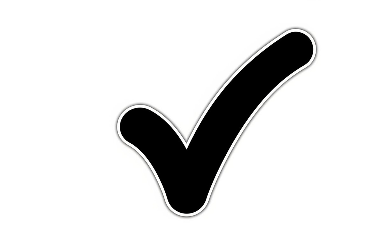 Simple and bold checkmark silhouette, an Illustration by Amazin_art (Photo 8 of 26)