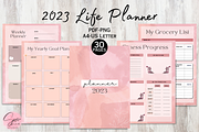 2023 Life Planner Template, a Design Template by SWINA STUDIO (Thumbnail 1 of 5)