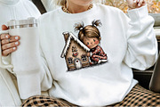 Christmas Kids Watercolor Clipart, an Illustration by Sublimation Artist (Thumbnail 4 of 6)