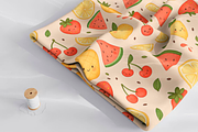 Cute Summer Fruits Pattern, a Pattern Graphic by Casa Mandarina (Thumbnail 6 of 8)