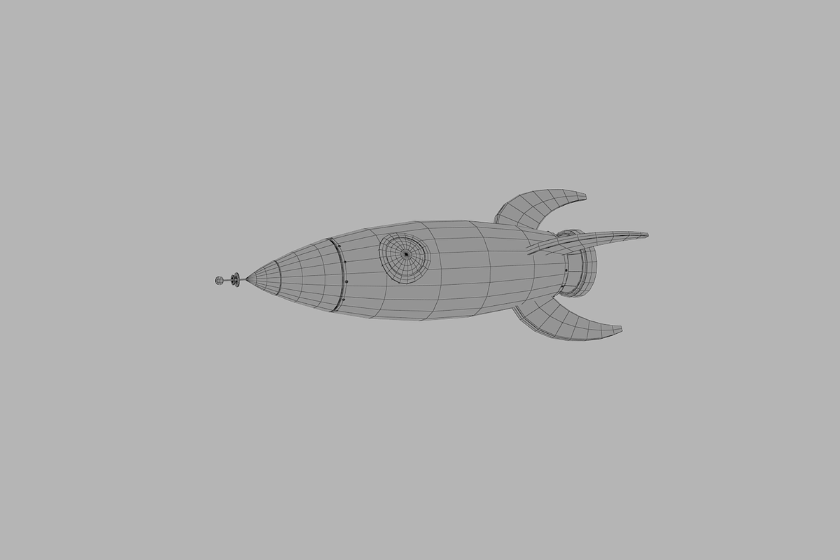 Spaceship rocketship cartoon simple, a Cars & Vehicle 3D Model by CGTech (Photo 8 of 15)