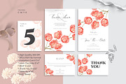 Bougainvillea Wedding Invitation Set, an Invitation Template by Amit Debnath (Thumbnail 1 of 3)