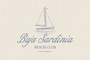 Riviera Blue - Font Trio, a Script Font by Davide Bassu (Thumbnail 6 of 11)