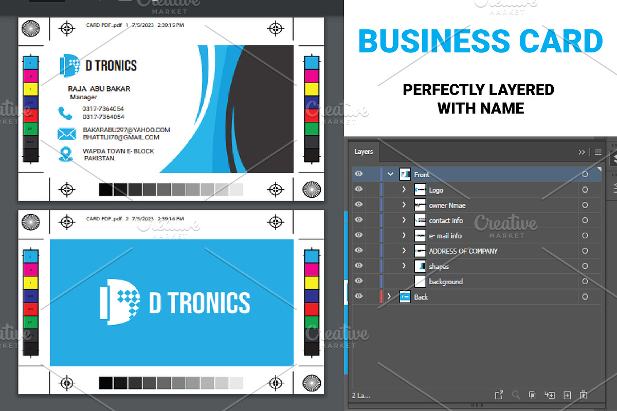 Professional Business Stationery, a Stationery Template by Design Fusion (Photo 2 of 4)