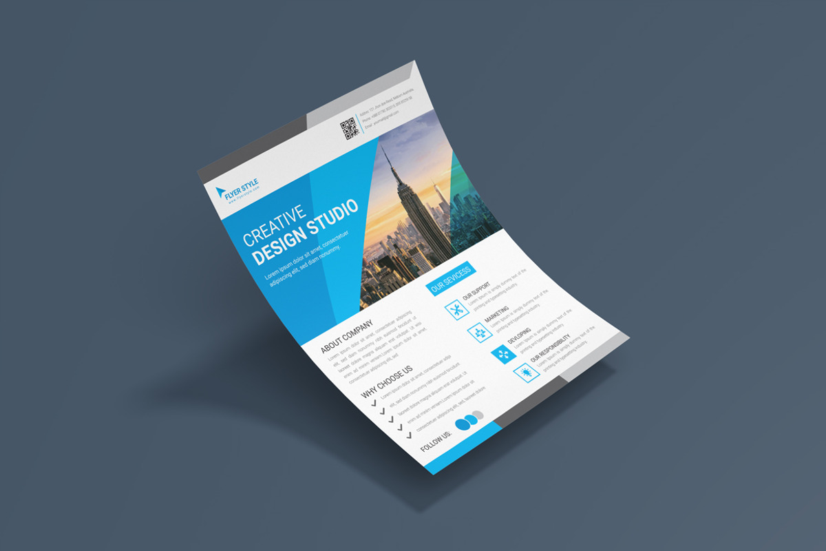 Business Promotional Flyer Design, a Flyer Template by BrandlyTemplate (Photo 2 of 3)