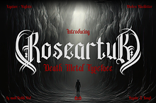 Roseartuk - Blackletter Font