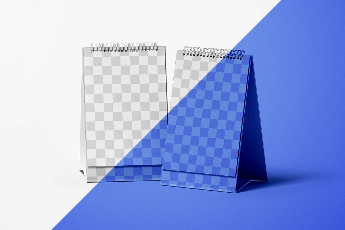 Vertical Desk Calendar Mockup Set, a Print Template by mockupatelier (Photo 3 of 11)