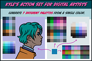 Kyle's Actions for Photoshop Artists, an Action Add-On by Kyle's Digital Art Tools (Thumbnail 2 of 10)