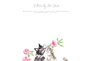 Watercolor Valentine Cat Clipart Set, an Illustration by Pati Paints (Thumbnail 5 of 9)