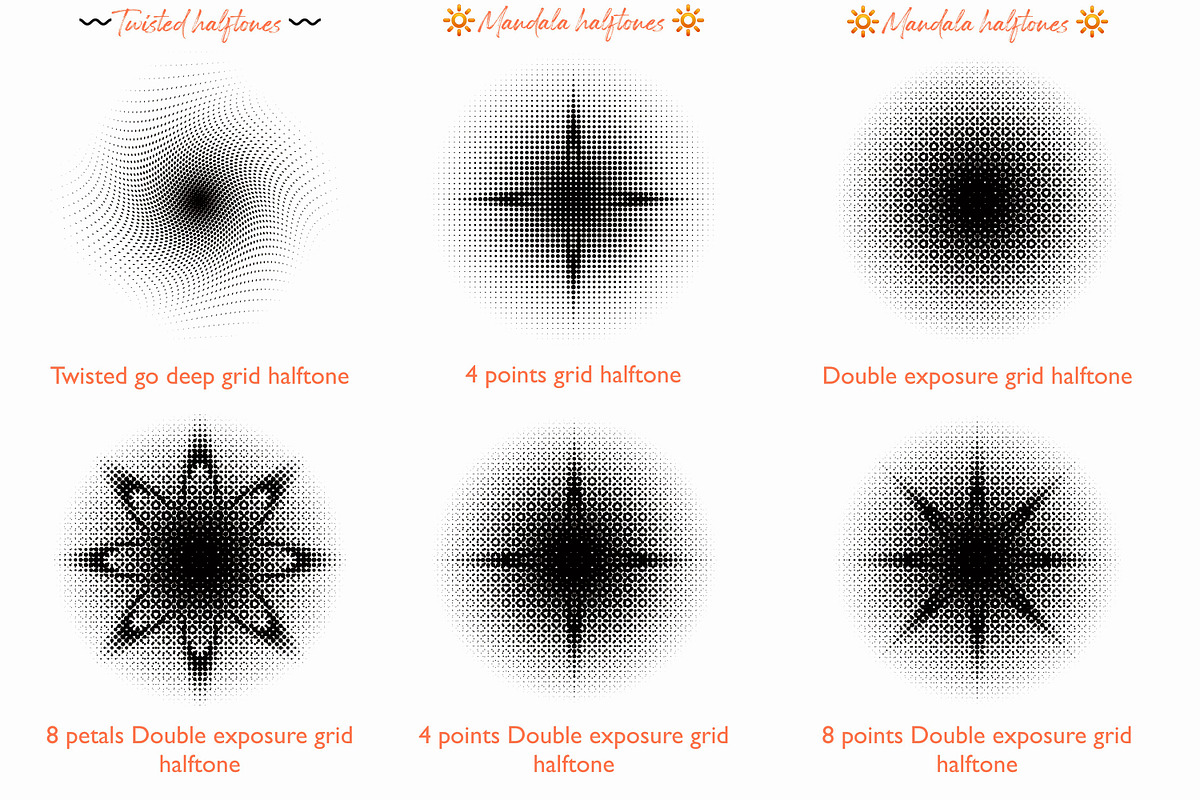 Radial halftone gradients for iPad, a Brush Add-On by Mona Ahmed (Photo 12 of 22)