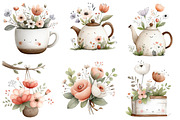 Spring Bloom Watercolor Clipart, an Illustration by Designworld (Thumbnail 2 of 6)